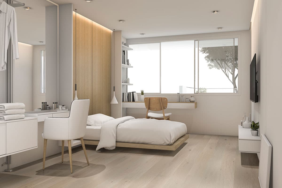 MSI Everlife Wood Aaron Blonde Oak 100% Waterproof Engineered Hardwood Flooring — Woodhills Collection — detail view 3