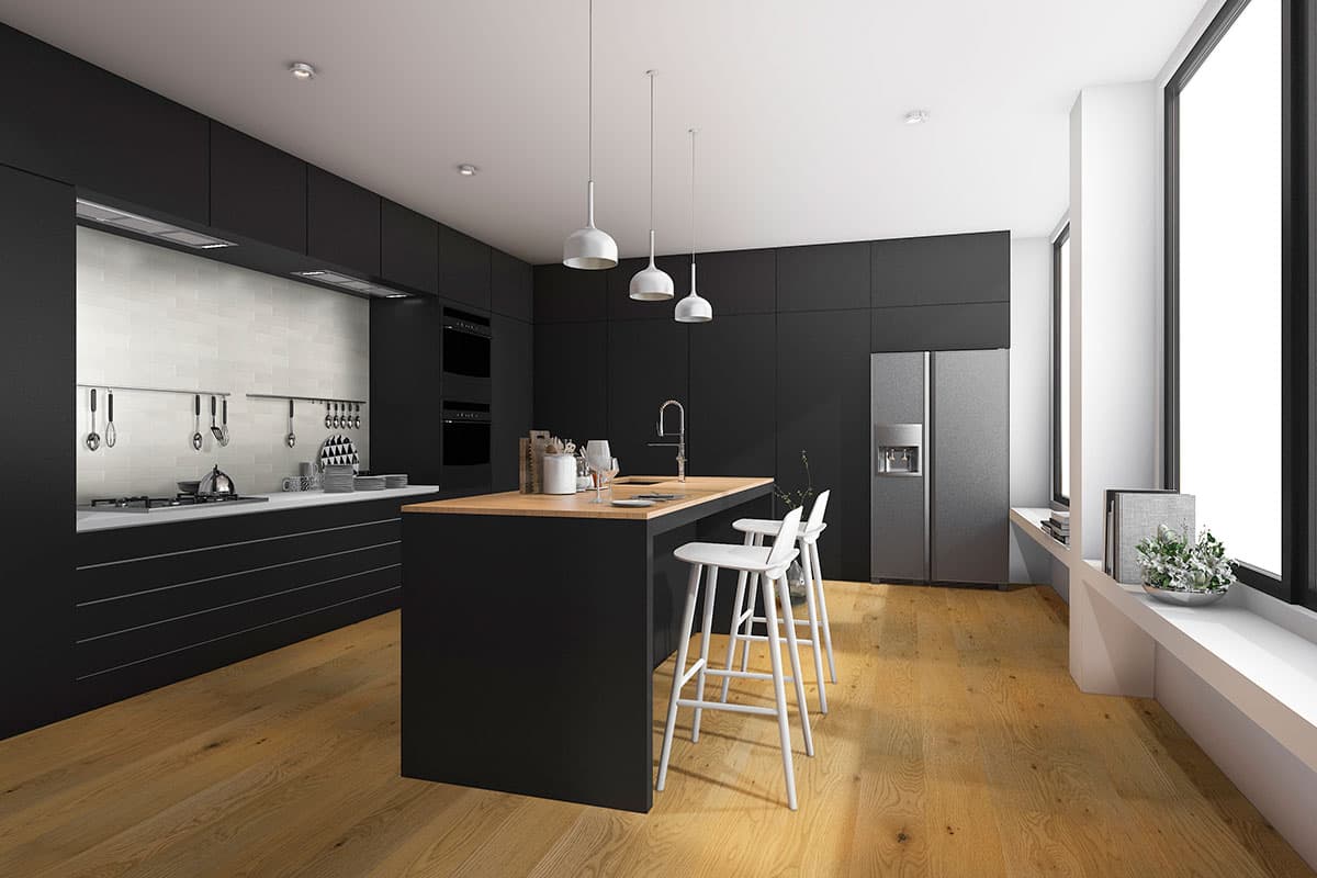 MSI Everlife Wood Aura Gold Oak 100% Waterproof Engineered Hardwood Flooring — Woodhills Collection — detail view 3