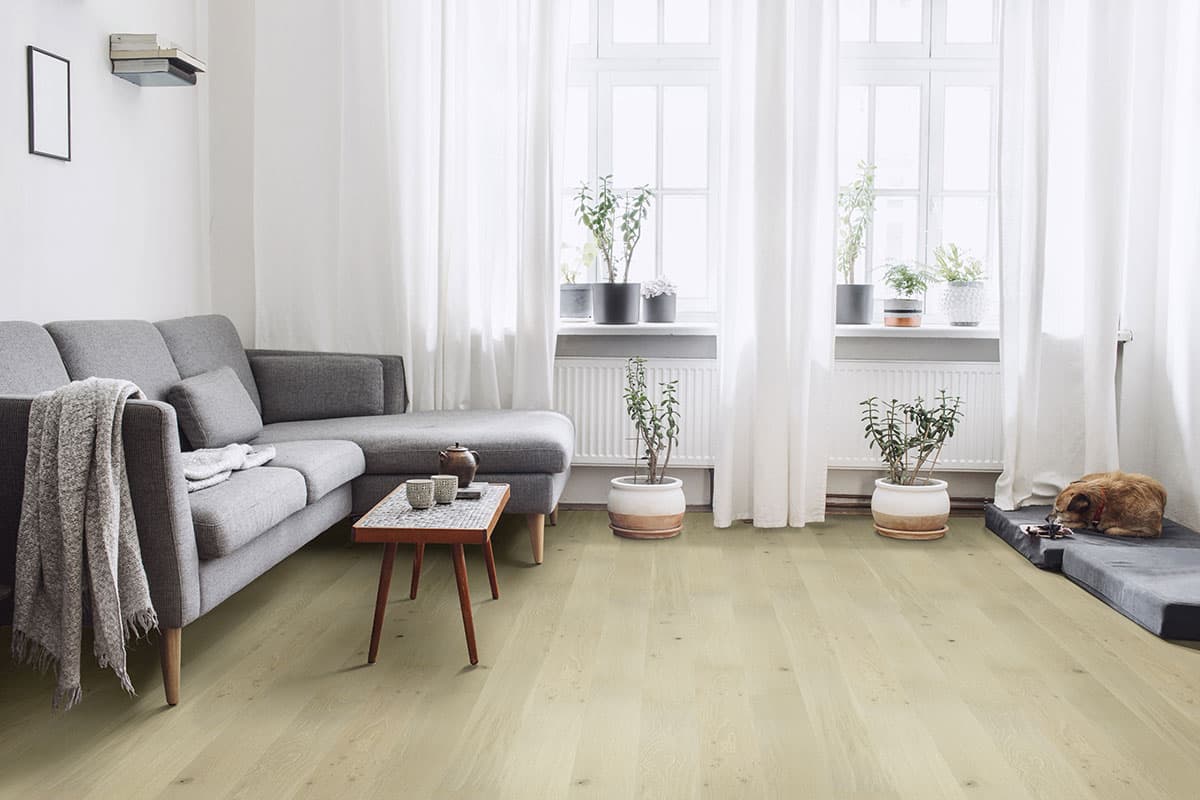 MSI Everlife Wood Coral Ash Oak 100% Waterproof Engineered Hardwood Flooring — Woodhills Collection — installed in room