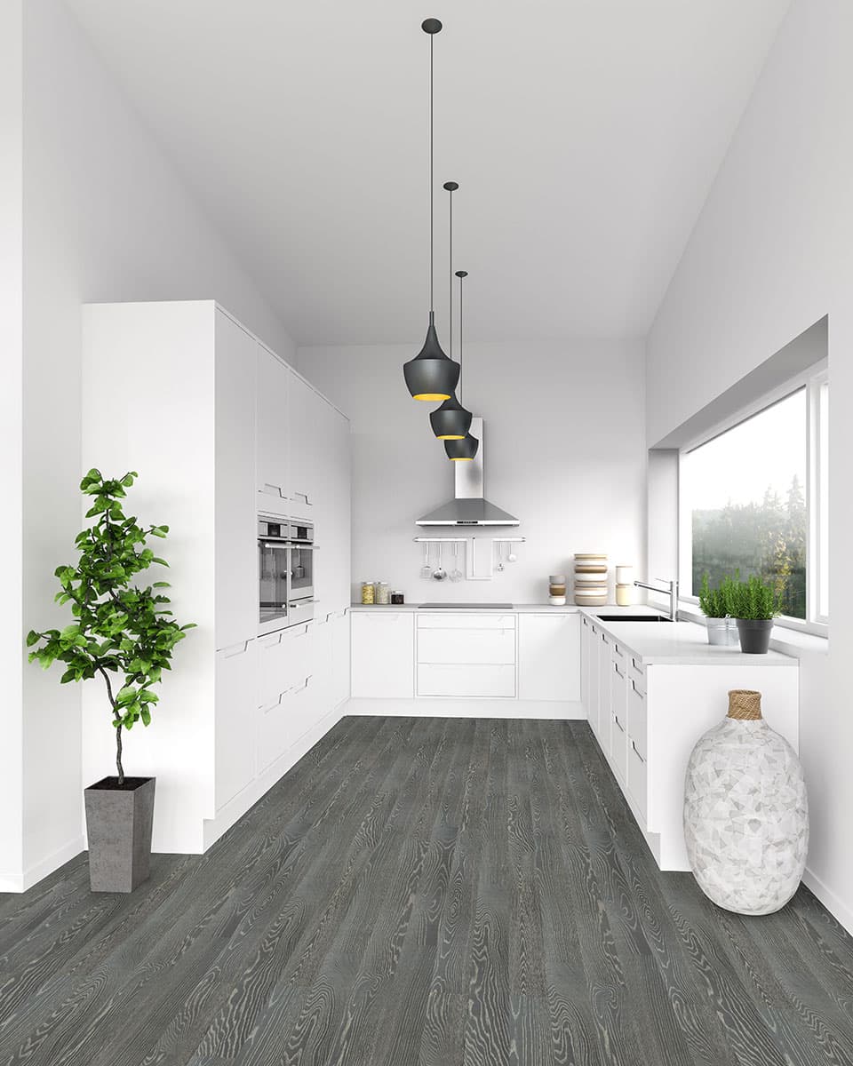 MSI Everlife Wood Liora Oak 100% Waterproof Engineered Hardwood Flooring — Woodhills Collection — installed in room