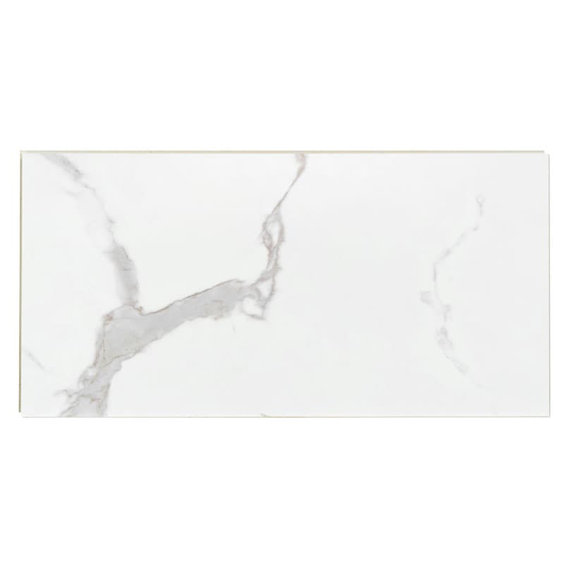 MSI Everlife Calacatta Marbello 100% Waterproof Rigid Core (SPC) Flooring — Trecento Collection — detail view 6