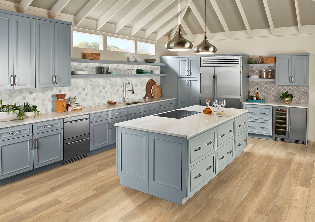 MSI Everlife Bayhill Blonde 100% Waterproof Rigid Core (SPC) Flooring — Andover Collection — detail view 5