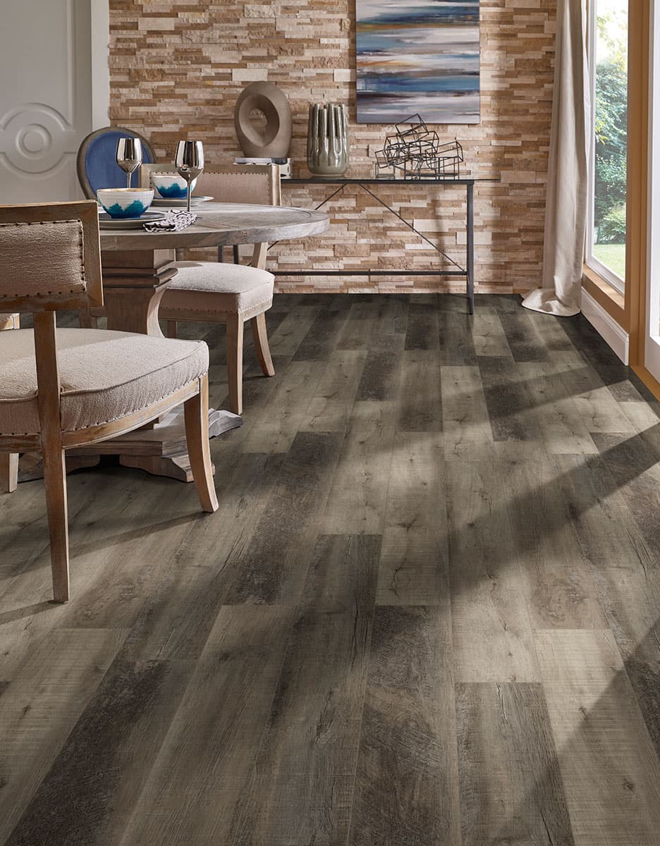 MSI Everlife Wolfeboro 100% Waterproof Rigid Core (SPC) Flooring — Cyrus Collection — installed in room