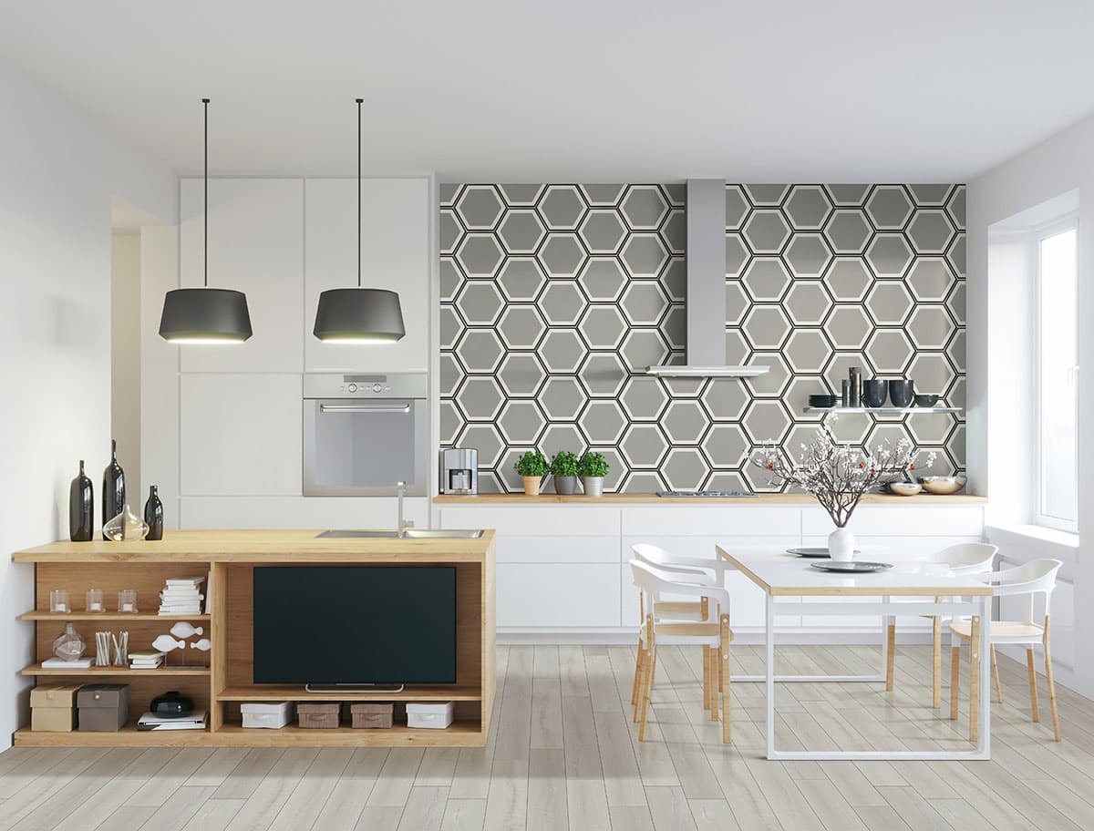 MSI Everlife Whitby White 100% Waterproof Rigid Core (SPC) Flooring — Andover Collection — detail view 6