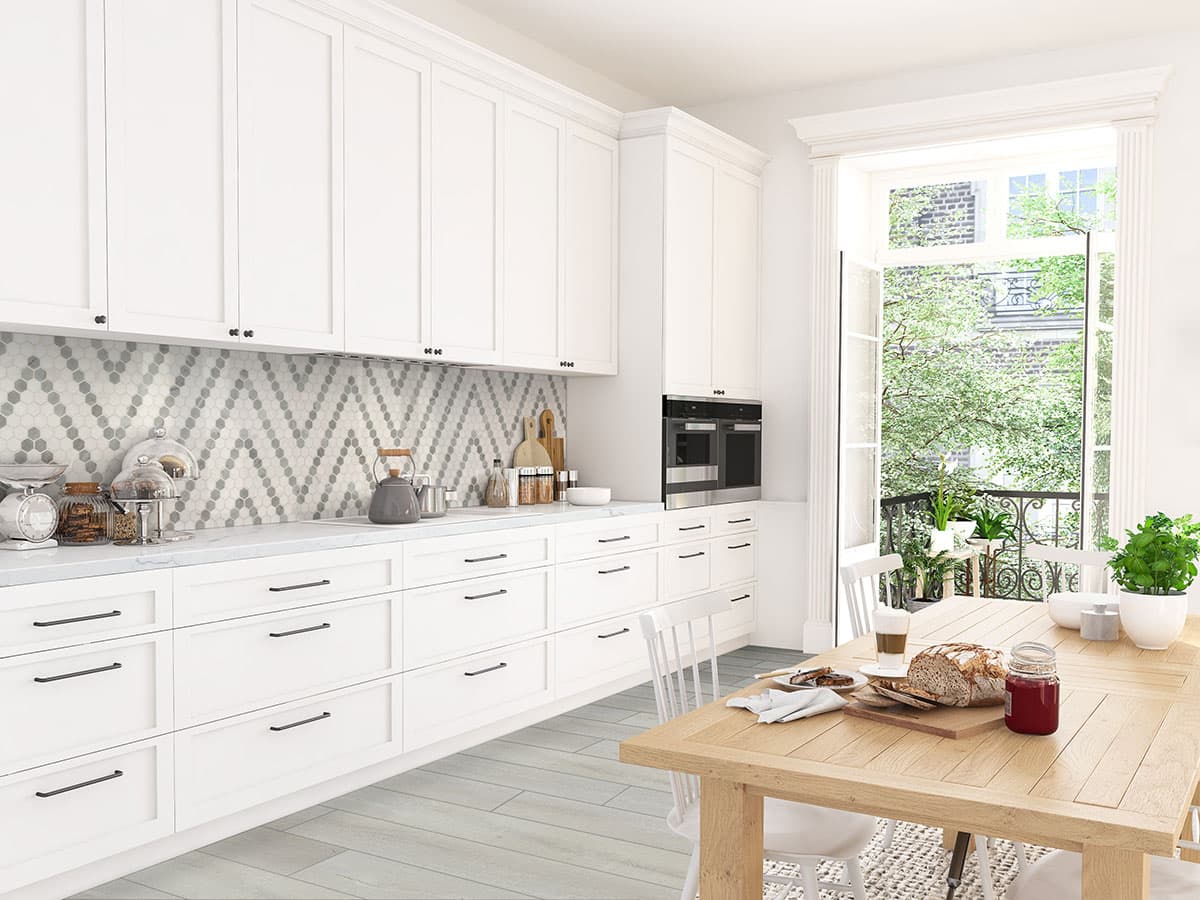 MSI Everlife Whitby White 100% Waterproof Rigid Core (SPC) Flooring — Andover Collection — detail view 4