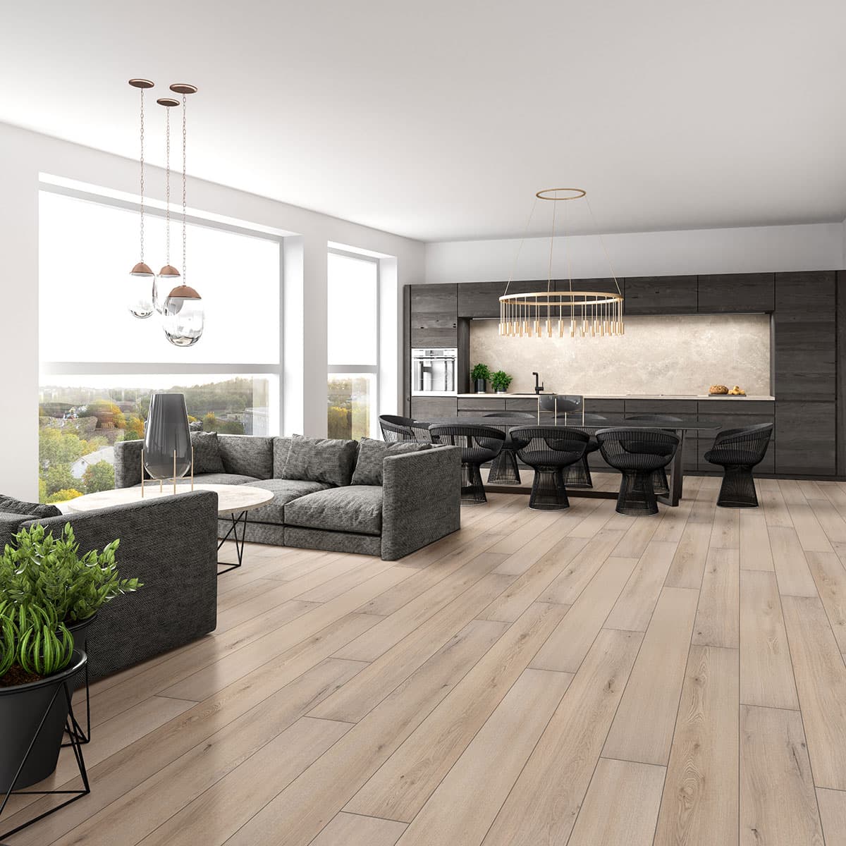 MSI Everlife Runmill Isle 100% Waterproof Rigid Core (SPC) Flooring — XL Cyrus Collection — detail view 3