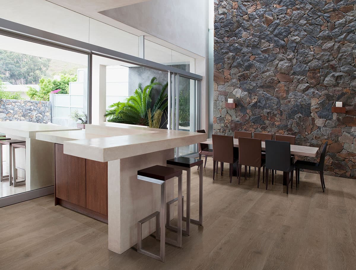 MSI Everlife Cranton 100% Waterproof Rigid Core (SPC) Flooring — XL Cyrus Collection — installed in room