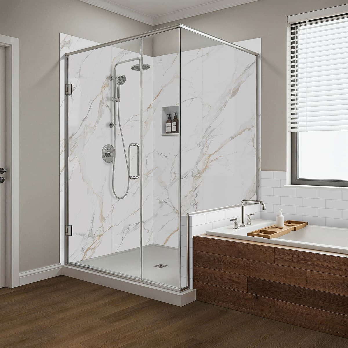 MSI Everlife Adlar 100% Waterproof Rigid Core (SPC) Flooring — Studio Collection — installed in room