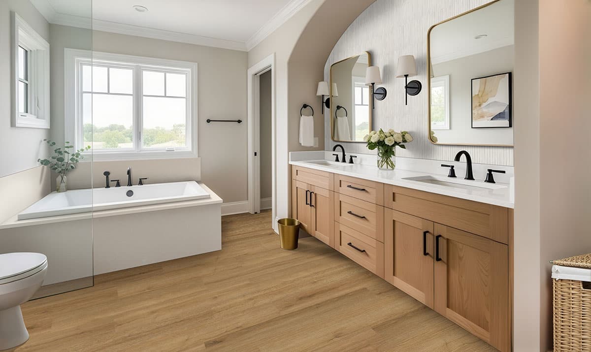 MSI Everlife Amber Forrester 100% Waterproof Rigid Core (SPC) Flooring — Prescott Collection — detail view 5