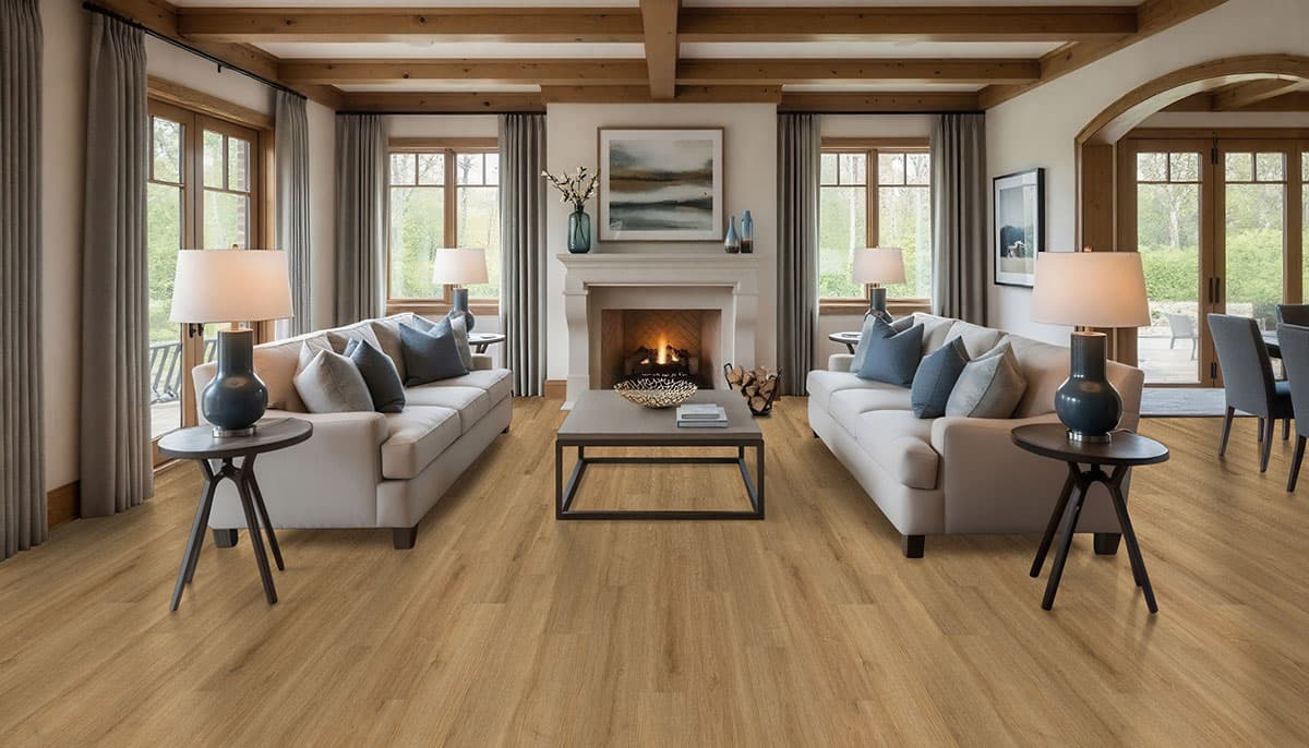 MSI Everlife Amber Forrester 100% Waterproof Rigid Core (SPC) Flooring — Prescott Collection — detail view 3