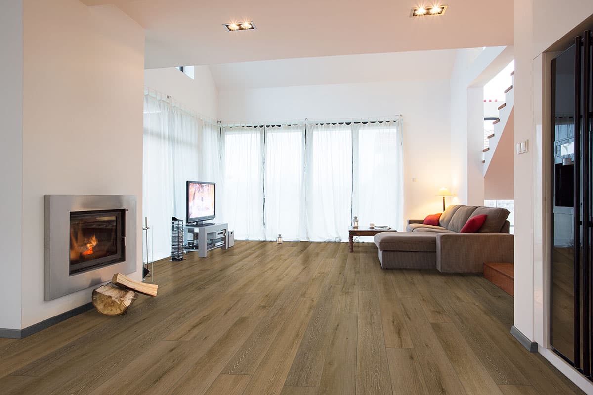 MSI Everlife Hatfield 100% Waterproof Rigid Core (SPC) Flooring — Andover Collection — installed in room