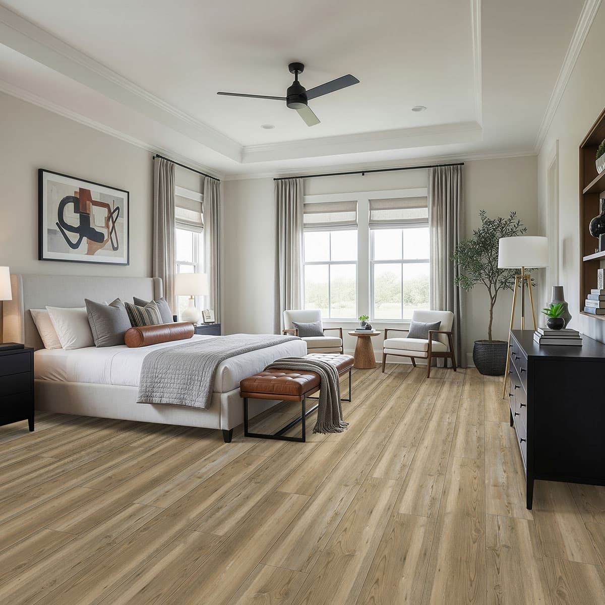 MSI Everlife Brookings 100% Waterproof Rigid Core (SPC) Flooring — XL Prescott Collection — detail view 6
