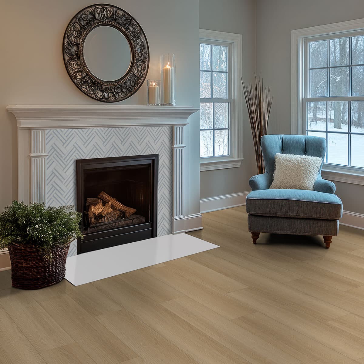 MSI Everlife Cabana 100% Waterproof Rigid Core (SPC) Flooring — Laurel Collection — detail view 6