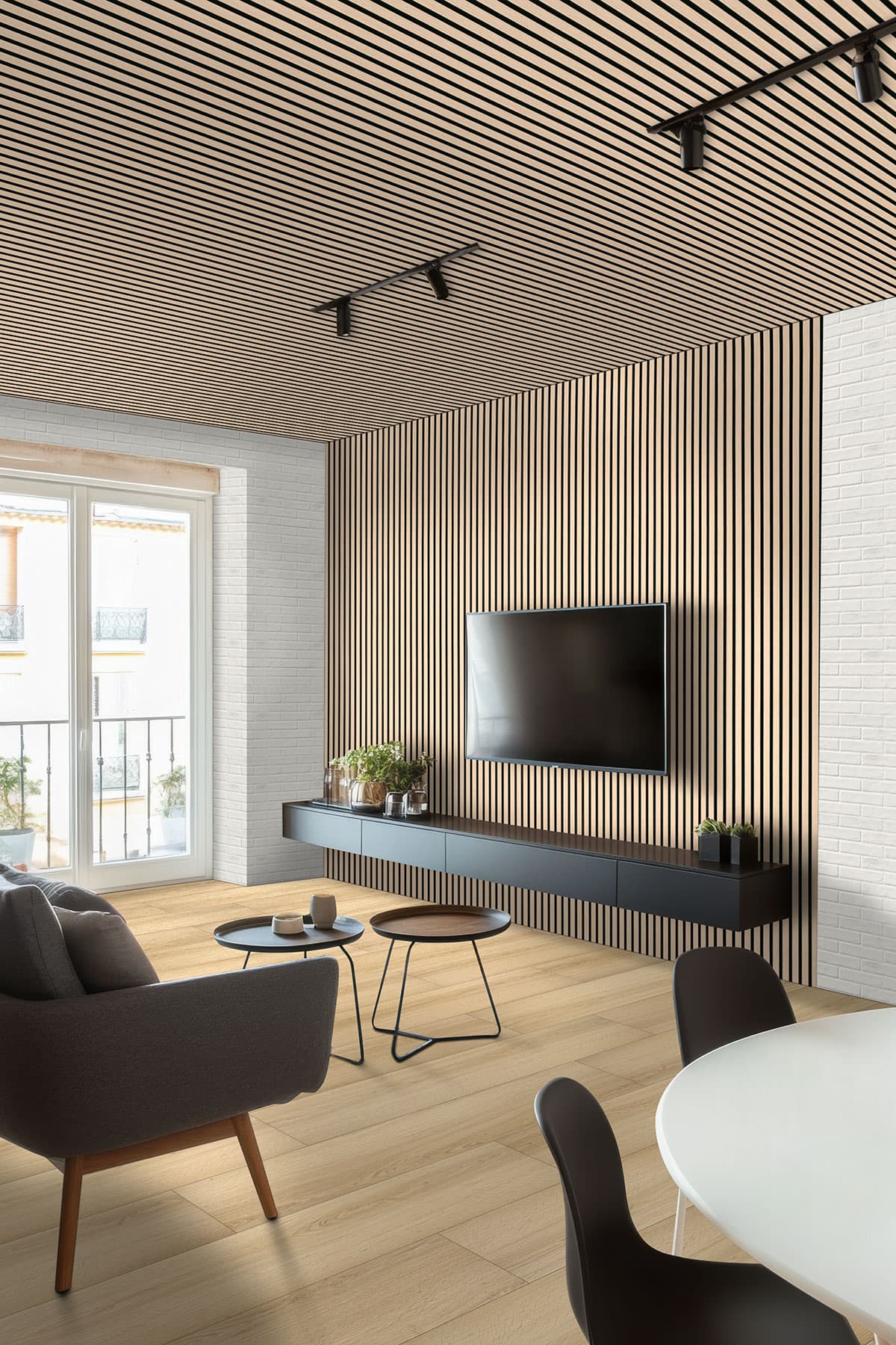 MSI Everlife Cabana 100% Waterproof Rigid Core (SPC) Flooring — Laurel Collection — installed in room