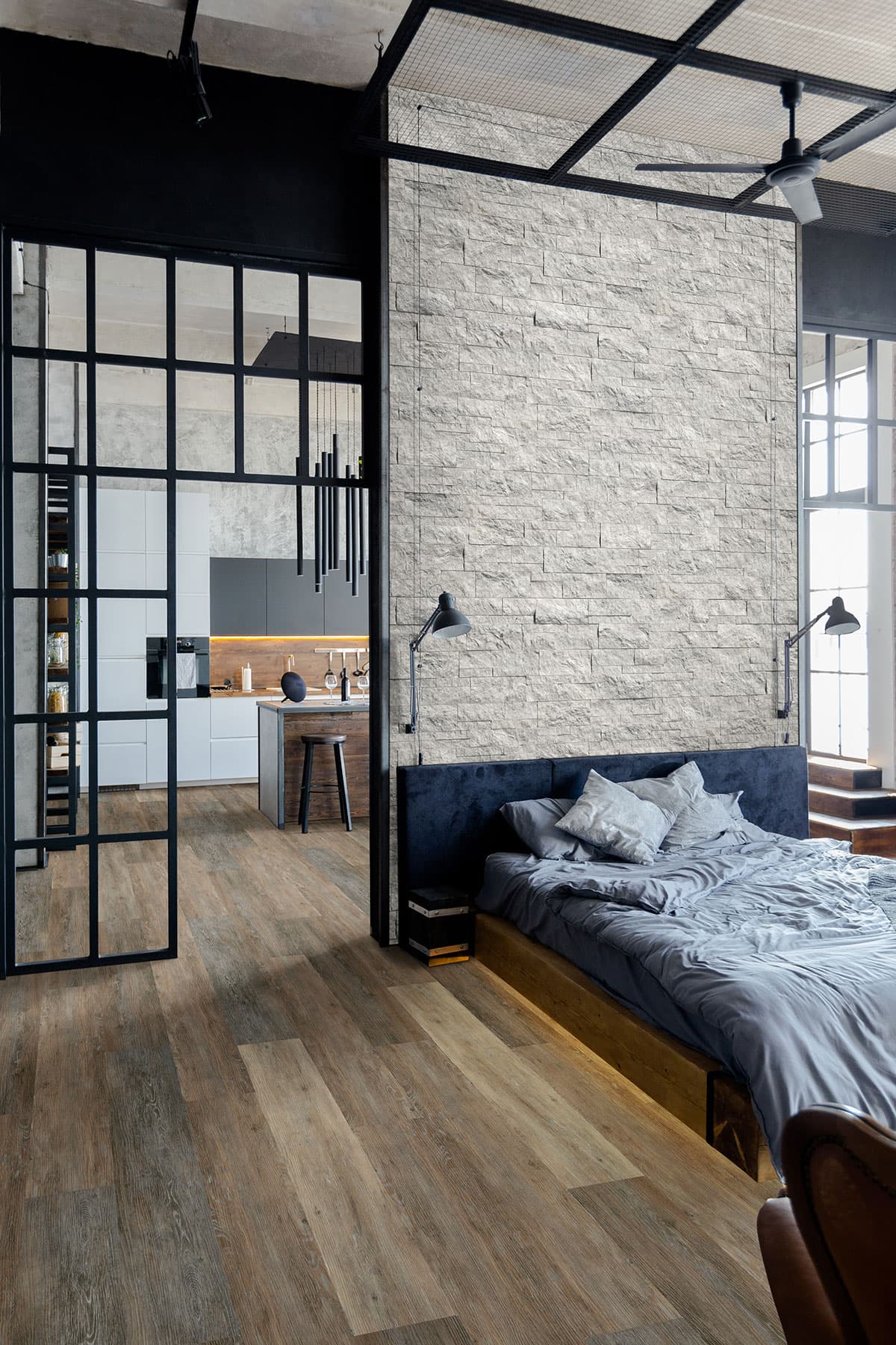 MSI Everlife Dulles Tails 100% Waterproof Rigid Core (SPC) Flooring — Cyrus 2.0 Collection — installed in room