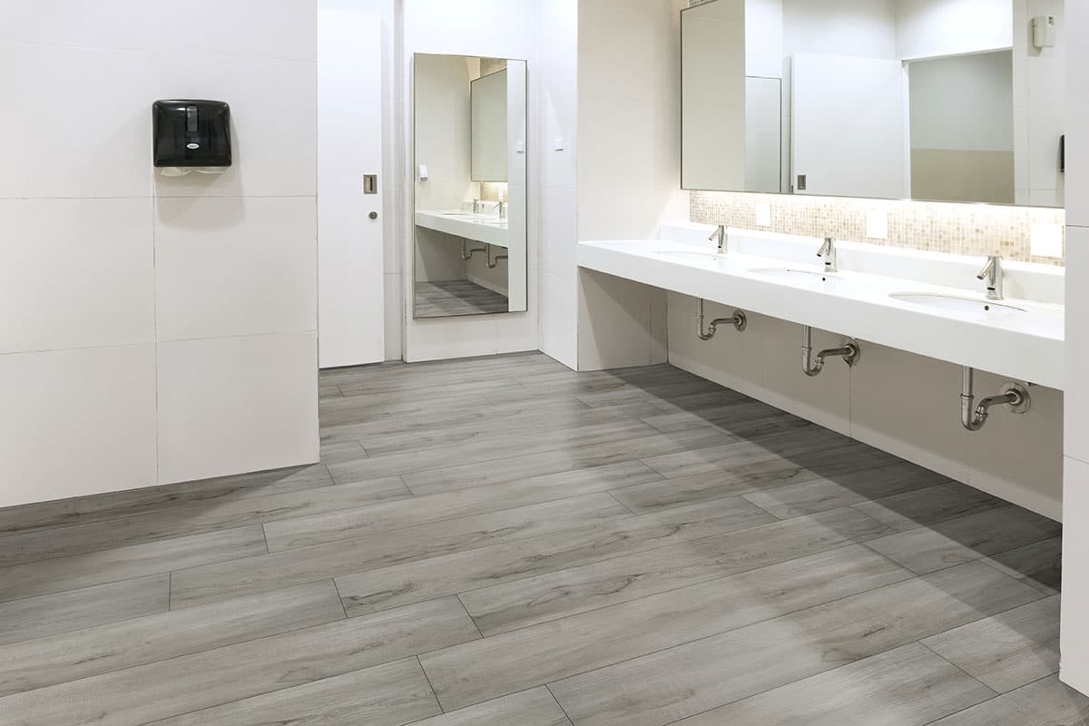 MSI Everlife Dunite Oak 100% Waterproof Rigid Core (SPC) Flooring — XL Cyrus Collection — installed in room