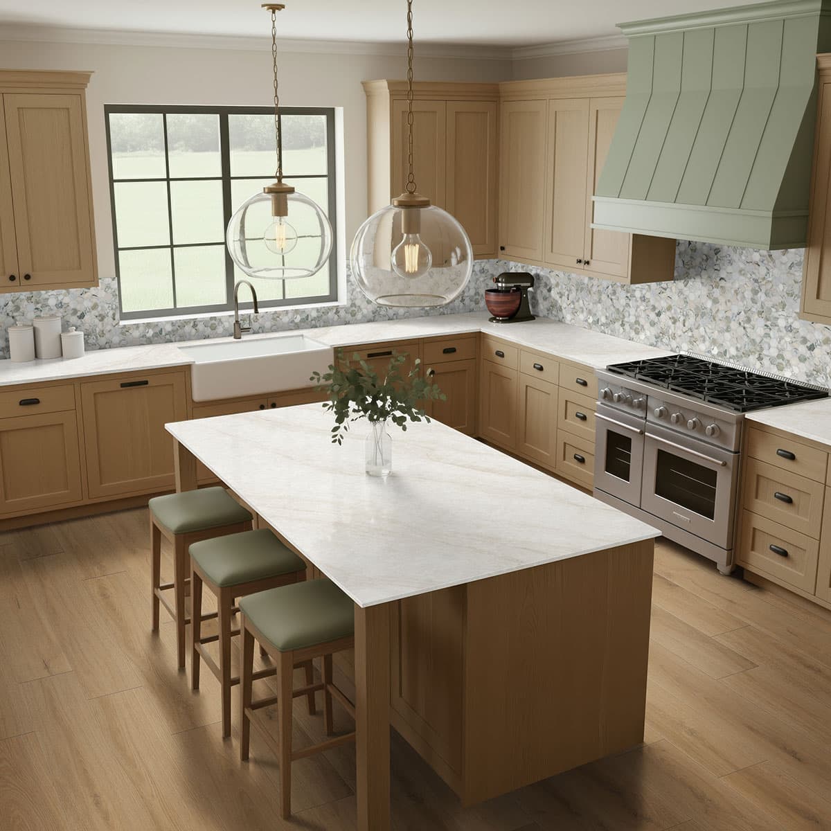 MSI Everlife Elwood 100% Waterproof Rigid Core (SPC) Flooring — Wayne Parc Collection — detail view 4