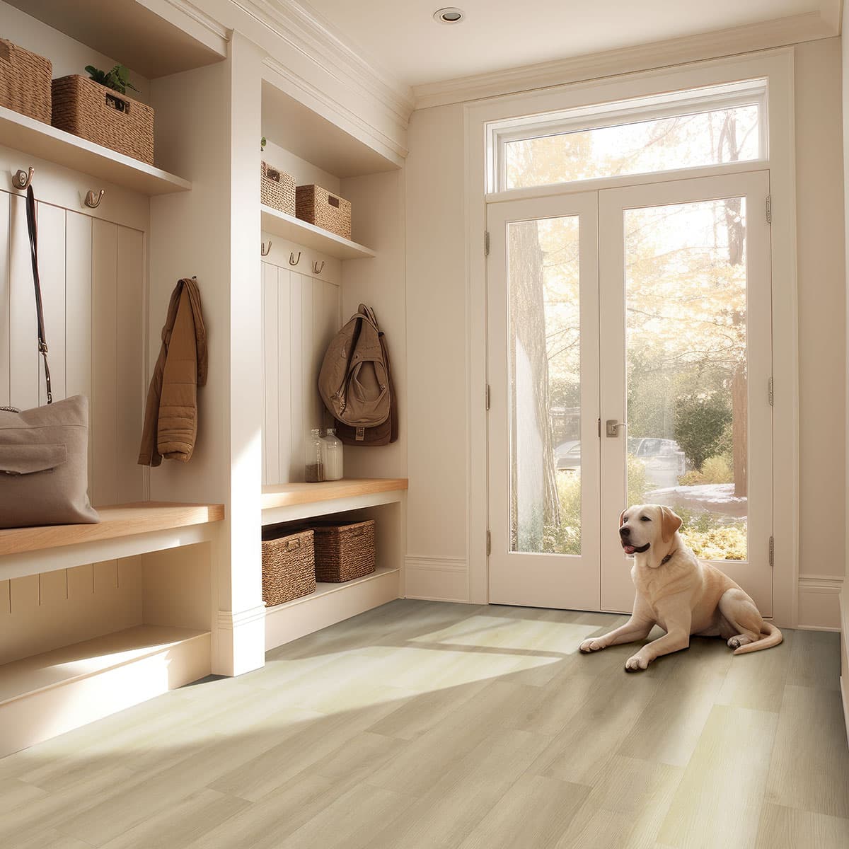 MSI Everlife Flaxen 100% Waterproof Rigid Core (SPC) Flooring — Laurel Collection — detail view 4
