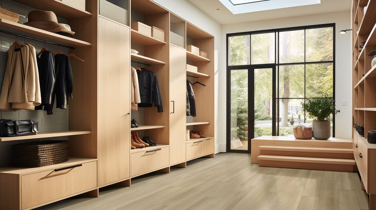 MSI Everlife Flaxen 100% Waterproof Rigid Core (SPC) Flooring — Laurel Reserve Collection — detail view 4
