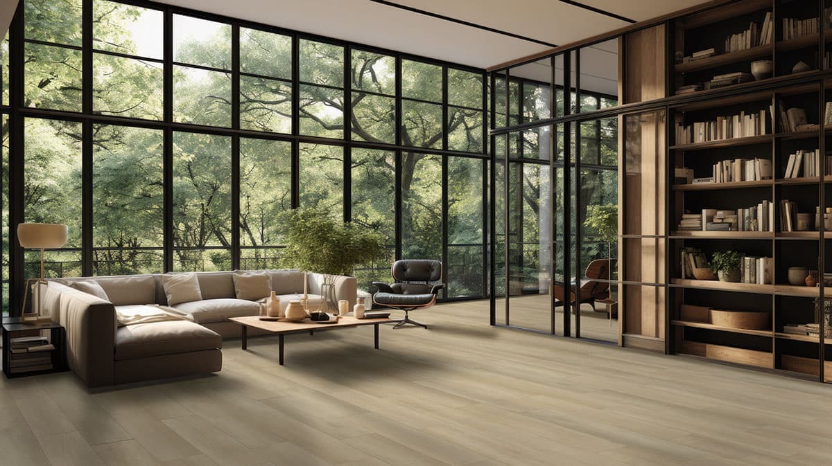 MSI Everlife Flaxen 100% Waterproof Rigid Core (SPC) Flooring — Laurel Reserve Collection — detail view 5