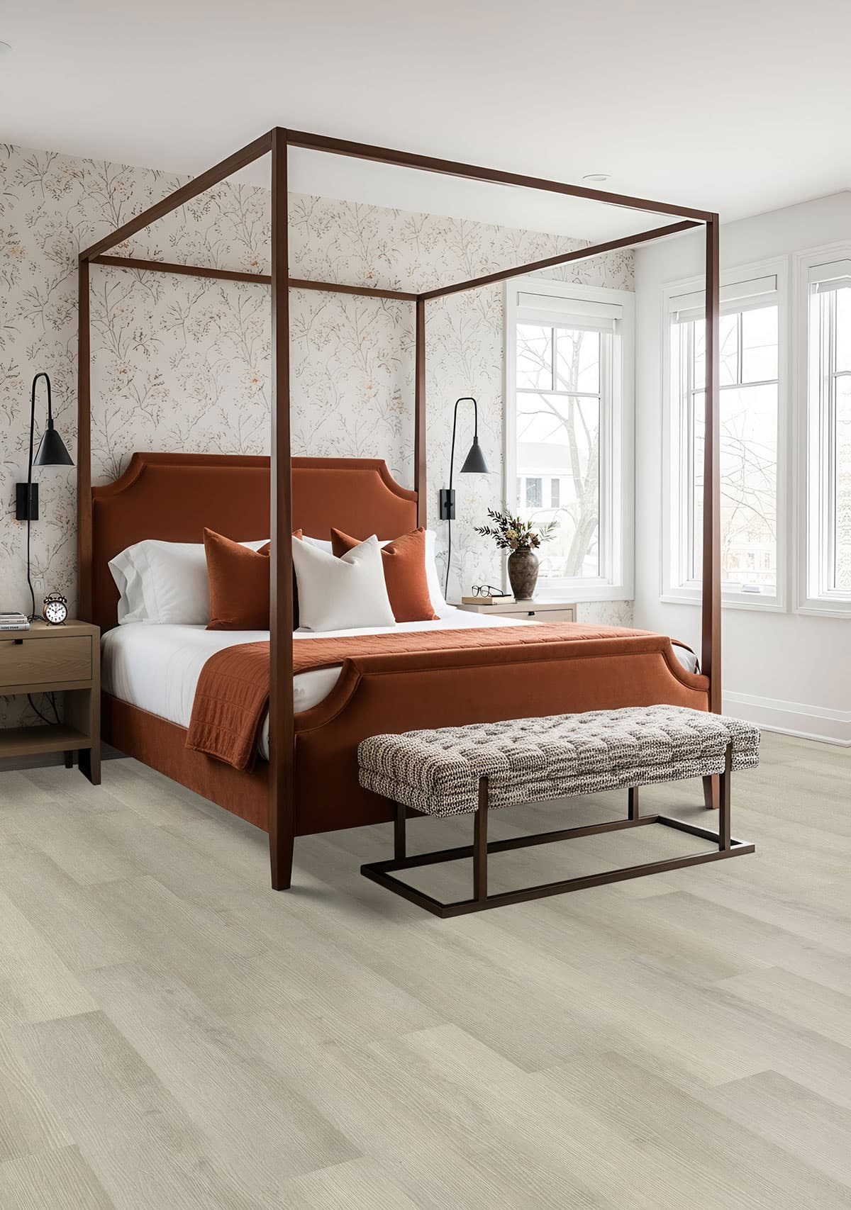MSI Everlife Honeybella Oak 100% Waterproof Rigid Core (SPC) Flooring — Prescott Collection — detail view 5