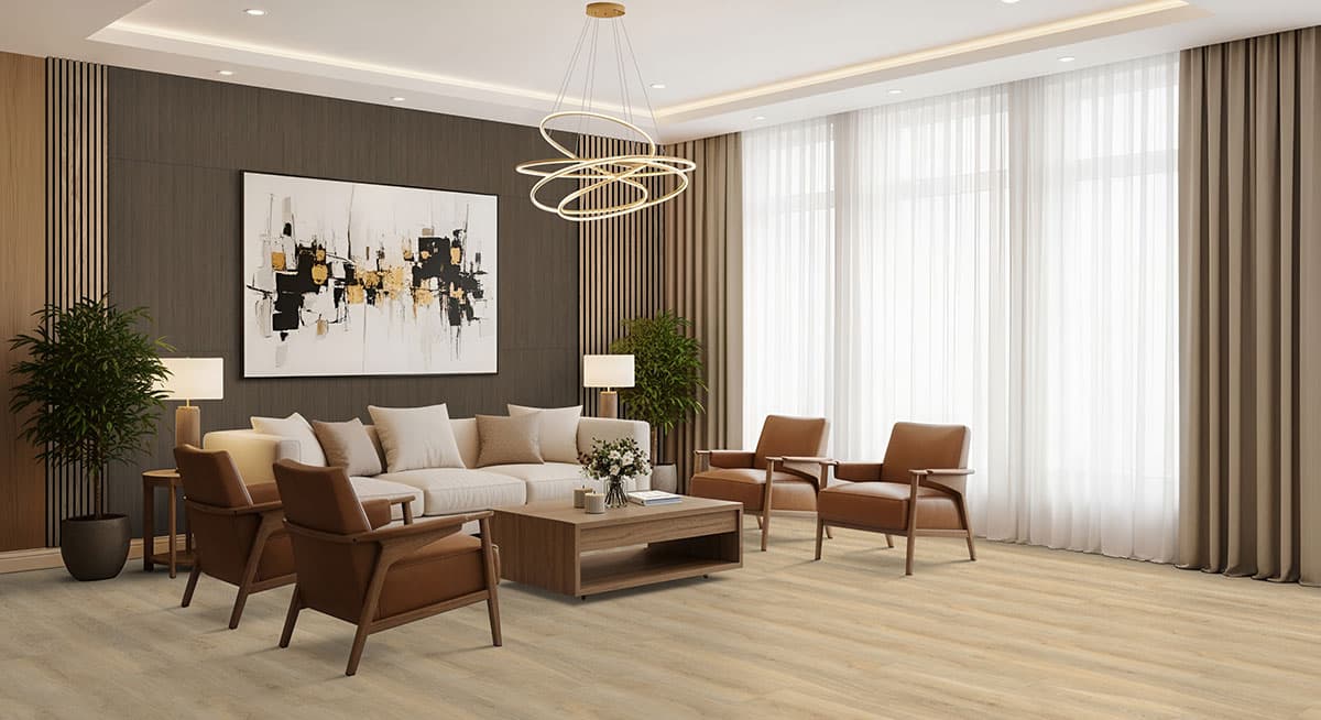 MSI Everlife Honey Hollow 100% Waterproof Rigid Core (SPC) Flooring — Laurel Collection — detail view 3