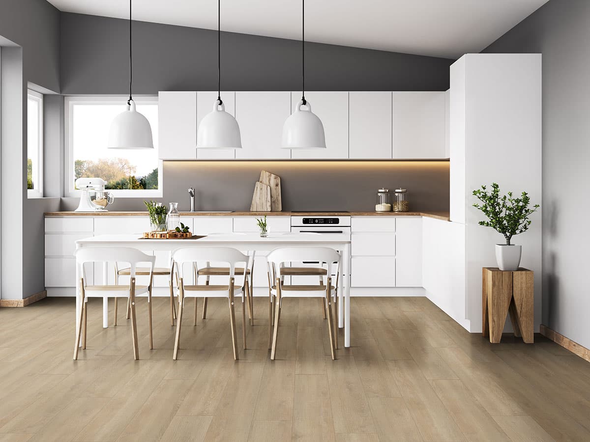 MSI Everlife Hyde Haven 100% Waterproof Rigid Core (SPC) Flooring — Laurel Reserve Collection — installed in room