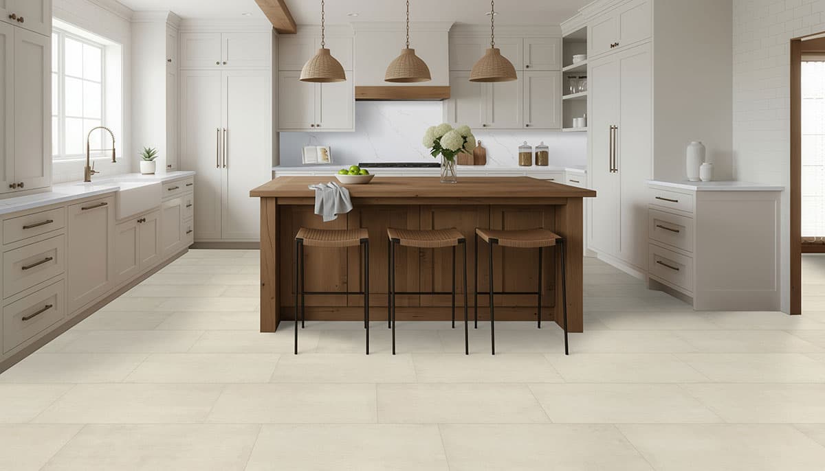 MSI Everlife Ivorelle 100% Waterproof Rigid Core (SPC) Flooring — Trecento Collection — detail view 6