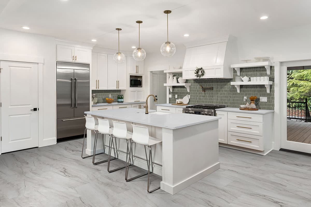 MSI Everlife Quarzo Taj 100% Waterproof Rigid Core (SPC) Flooring — Trecento Collection — detail view 3