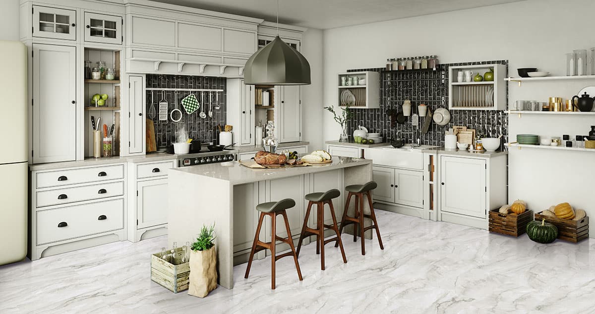 MSI Everlife Quarzo Taj 100% Waterproof Rigid Core (SPC) Flooring — Trecento Collection — detail view 4