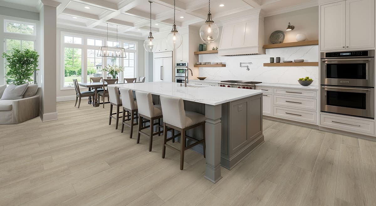 MSI Everlife Saddle Wood 100% Waterproof Rigid Core (SPC) Flooring — Laurel Reserve Collection — detail view 6