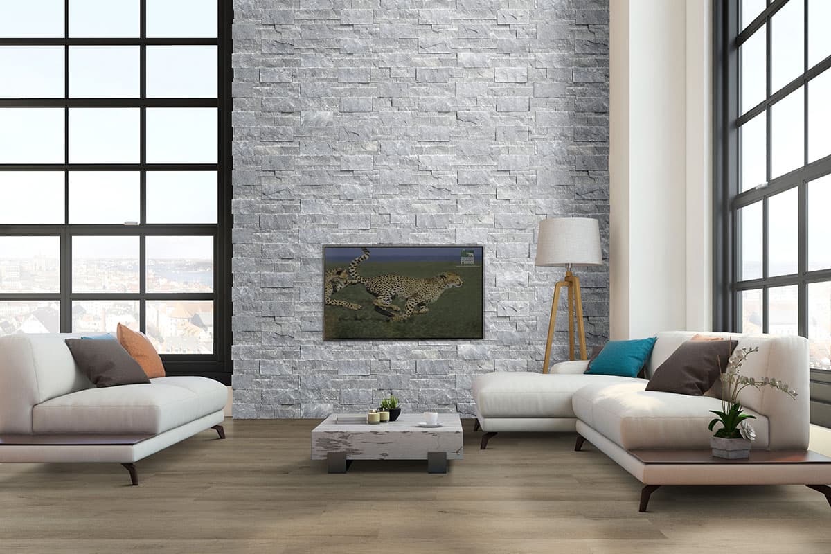 MSI Everlife Lark 100% Waterproof Rigid Core (SPC) Flooring — Studio Collection — installed in room