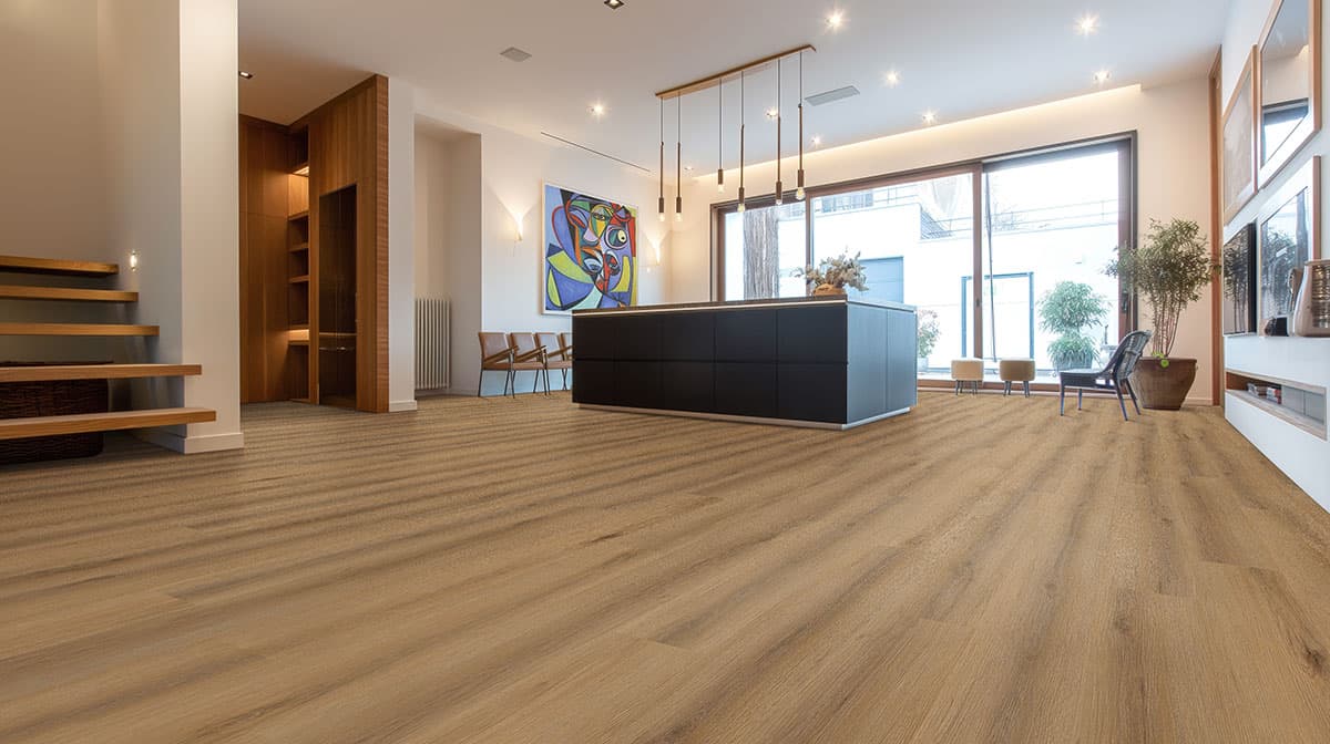 MSI Everlife Swilcan 100% Waterproof Rigid Core (SPC) Flooring — Studio Collection — detail view 3