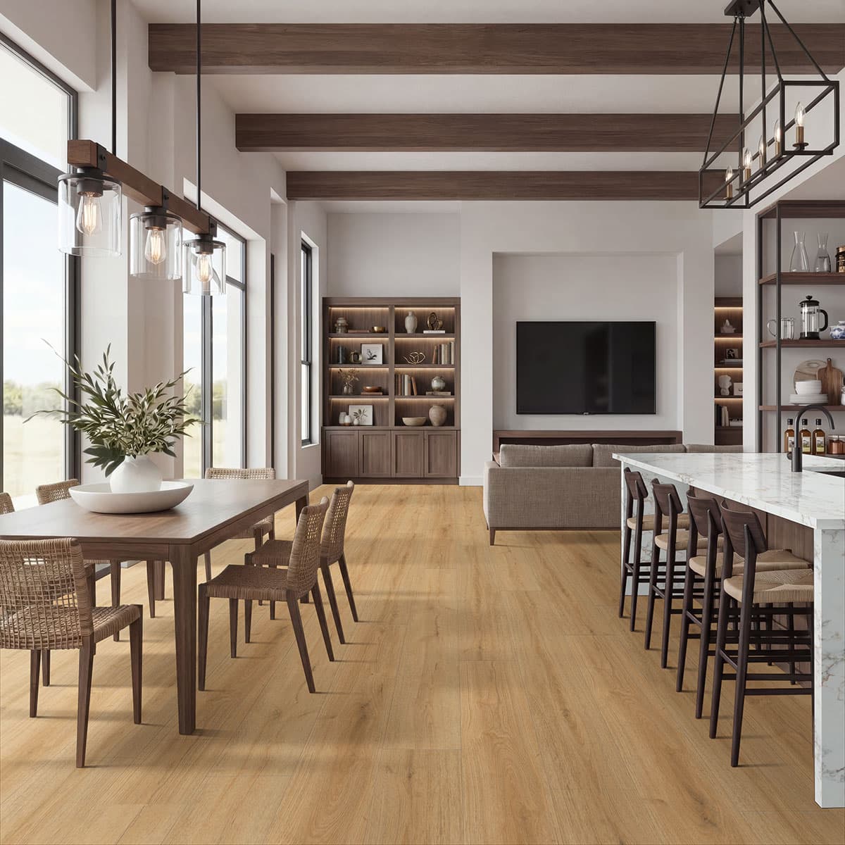 MSI Everlife Elwood 100% Waterproof Rigid Core (SPC) Flooring — Wayne Parc Collection — detail view 3