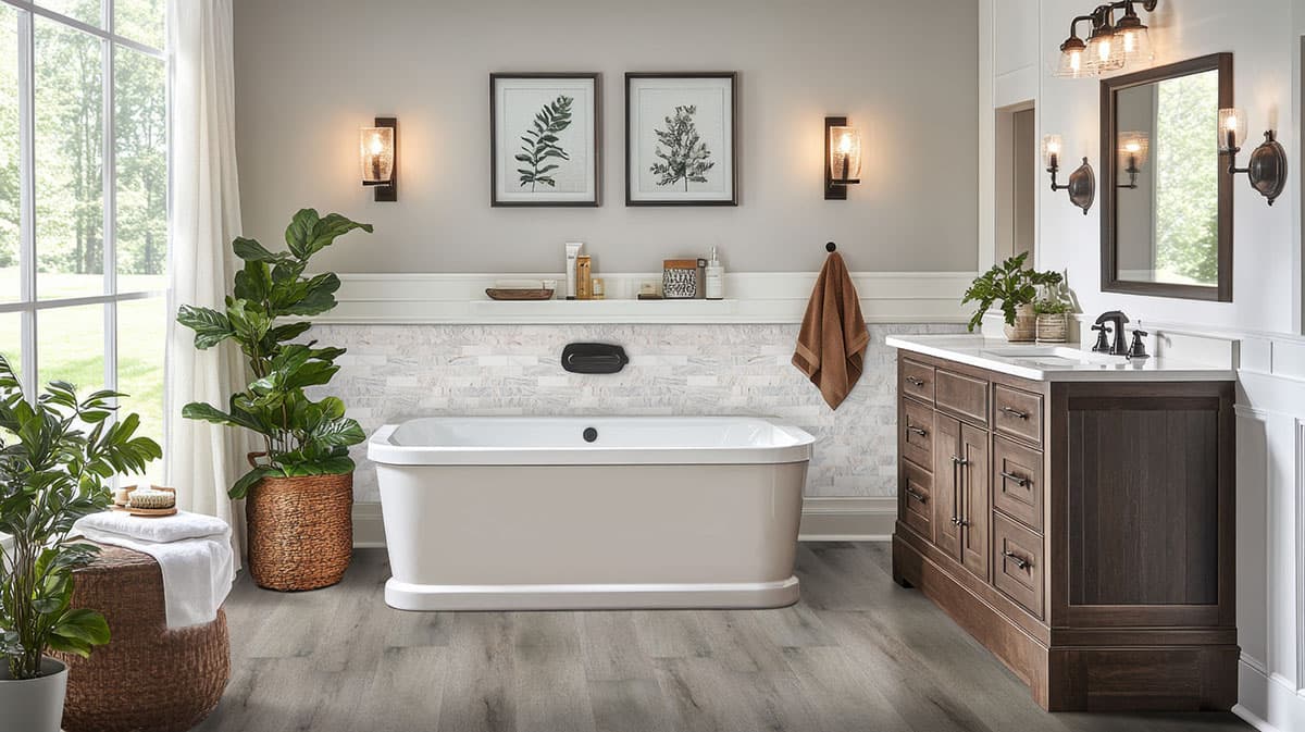 MSI Everlife Hybrid Avery Ash Flooring — Smithcliffs Collection